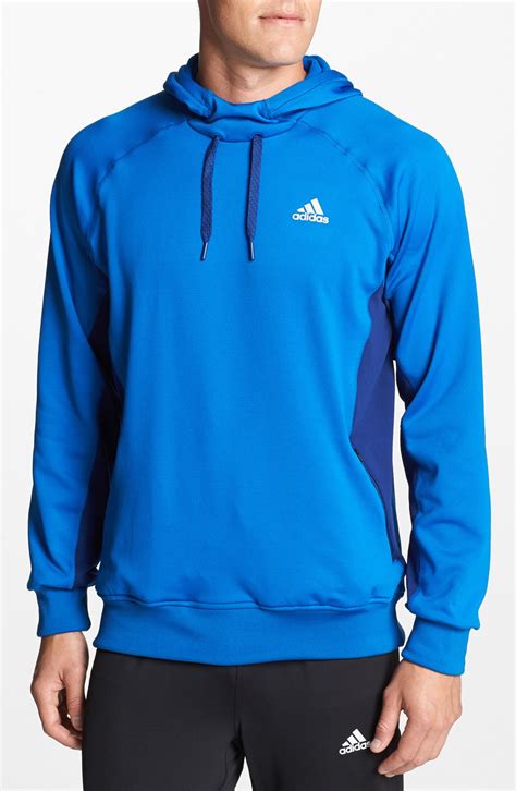 Adidas blue hoodie men's